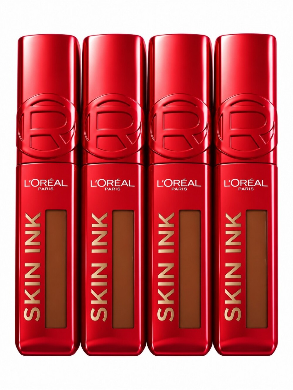 4 x L'oréal Infallible Skin Ink 2-in-1 Foundation Concealer, 440 Deep Neutral